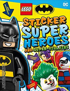 Book Lego Batman Sticker Super Heroes and Super-Villains Dk