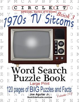 portada Circle It, 1970s Sitcoms Facts, Book 3, Word Search, Puzzle Book (en Inglés)
