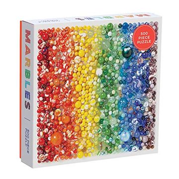 portada Rainbow Marbles 500 Piece Puzzle (Puzzles) (in English)