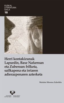 portada Herri Kontakizunak Lapurdin, Baxe Nafarroan Eta Zuberoan (in Basque)