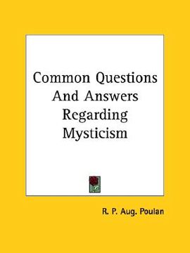 portada common questions and answers regarding mysticism (in English)