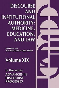 portada discourse and institutional authority: medicine, education, and law