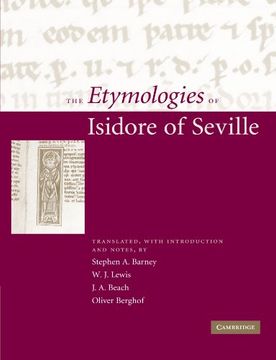 portada The Etymologies of Isidore of Seville (en Inglés)