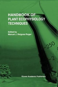 portada handbook of plant ecophysiology techniques (in English)