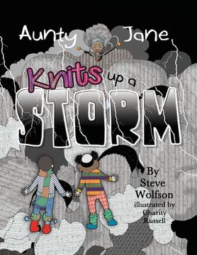 portada Aunty Jane Knits Up A Storm (en Inglés)