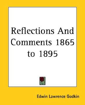 portada reflections and comments 1865 to 1895 (en Inglés)