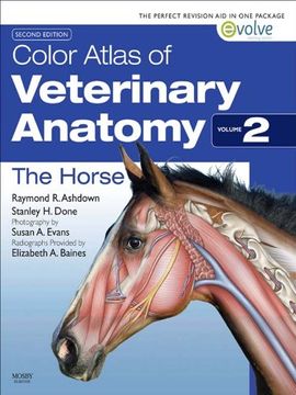 portada color atlas of veterinary anatomy, volume 2, the horse (en Inglés)