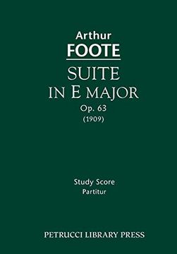 portada Suite in e Major, Op. 63: Study Score (en Inglés)