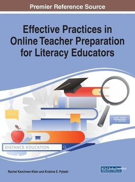 portada Effective Practices in Online Teacher Preparation for Literacy Educators (en Inglés)