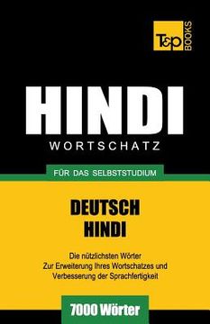 portada Wortschatz Deutsch-Hindi für das Selbststudium - 7000 Wörter (en Alemán)