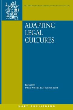 portada Adapting Legal Cultures: 5 (Oñati International Series in law and Society) (en Inglés)