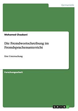 portada Die Fremdwortschreibung Im Fremdsprachenunterricht (German Edition)