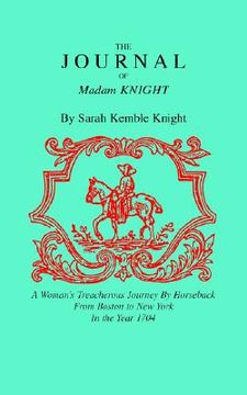 portada the journal of madam knight (in English)