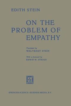 portada On the Problem of Empathy (in English)