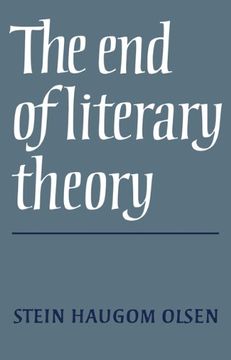 portada The end of Literary Theory (en Inglés)