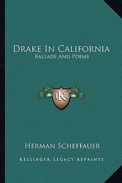 portada drake in california: ballads and poems (en Inglés)