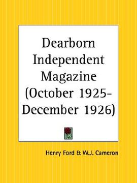 portada dearborn independent magazine october 1925-december 1926