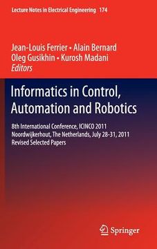 portada informatics in control, automation and robotics (en Inglés)