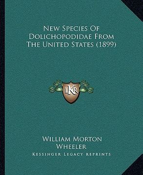 portada new species of dolichopodidae from the united states (1899) (in English)
