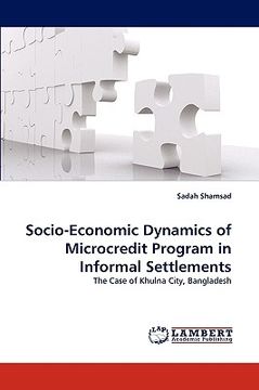 portada socio-economic dynamics of microcredit program in informal settlements (en Inglés)