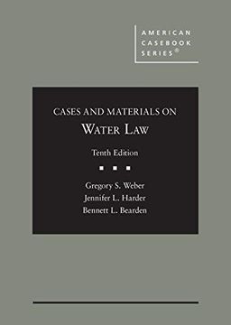 portada Cases and Materials on Water law (American Casebook Series) (en Inglés)
