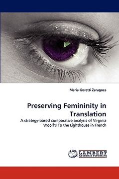 portada preserving femininity in translation (en Inglés)