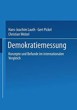portada Demokratiemessung: Konzepte und Befunde im Internationalen Vergleich (en Alemán)