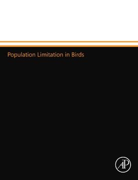 portada Population Limitation in Birds (in English)