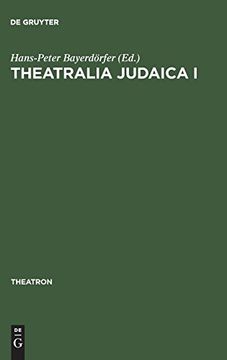 portada Theatralia Judaica i: V. 1 (Theatron) 
