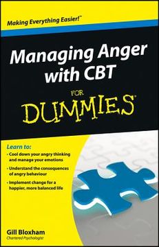 portada managing anger with cbt for dummies (en Inglés)