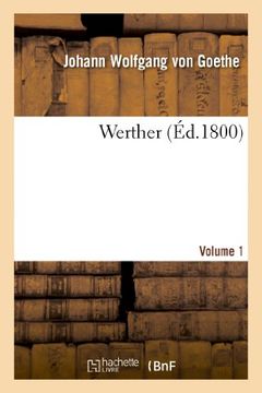 portada Werther. Volume 1 (Ed 1800) (Litterature)