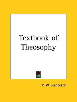 portada textbook of theosophy (en Inglés)