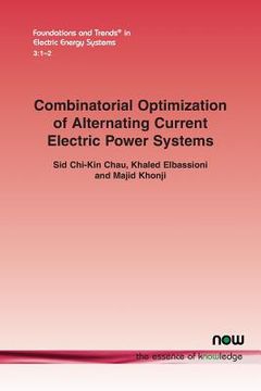 portada Combinatorial Optimization of Alternating Current Electric Power Systems (en Inglés)