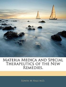 portada materia medica and special therapeutics of the new remedies. (en Inglés)