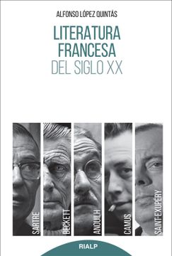 portada Literatura Francesa del Siglo xx: Sartre, Camus, Saint-Exupéry, Anouilh, Beckett