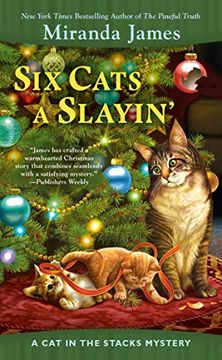 portada Six Cats a Slayin' (Cat in the Stacks Mystery) (in English)