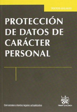 portada Protección de datos de carácter personal (Textos Legales)