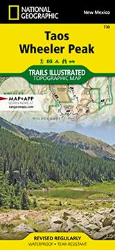 portada Taos, Wheeler Peak map (National Geographic Trails Illustrated Map, 730) (en Inglés)