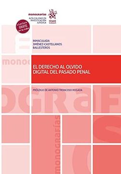 portada El Derecho al Olvido Digital del Pasado Penal (Monografías)