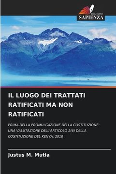 portada Il Luogo Dei Trattati Ratificati Ma Non Ratificati (in Italian)