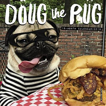 portada Doug the Pug 2018 Mini Wall Calendar