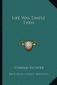 portada life was simple then (in English)
