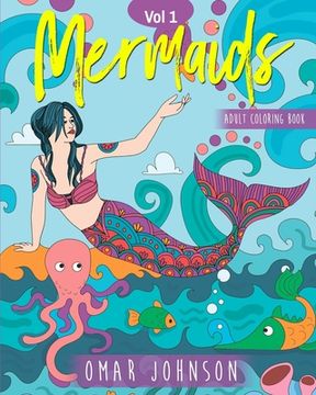 portada Mermaids Adult Coloring Book Vol 1 (en Inglés)