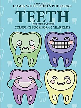 portada Coloring Book for 4-5 Year Olds (Teeth) (en Inglés)