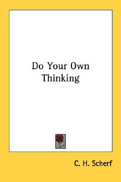 portada do your own thinking (en Inglés)