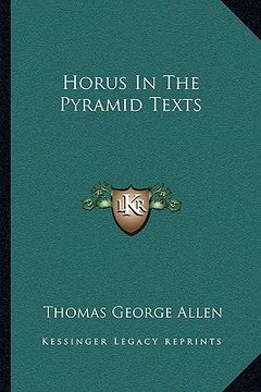 portada horus in the pyramid texts