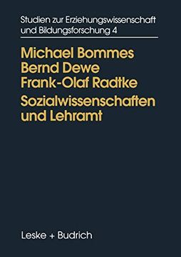 portada Sozialwissenschaften und Lehramt: Untersuchungen zur Wissenschaftlichen Fundierung des Lehrerhandelns (Studien zur Erziehungswissenschaft und Bildungsforschung) (in German)