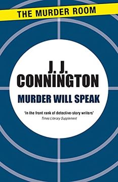 portada Murder Will Speak (Murder Room) (in English)