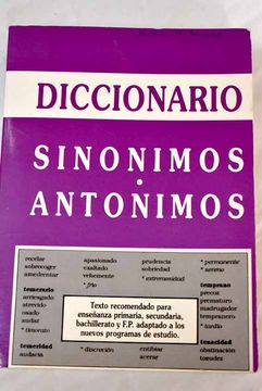 portada Diccionario Sinonimos y Antonimos
