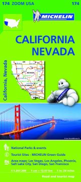 portada Mapa Zoom usa California - Nevada 
